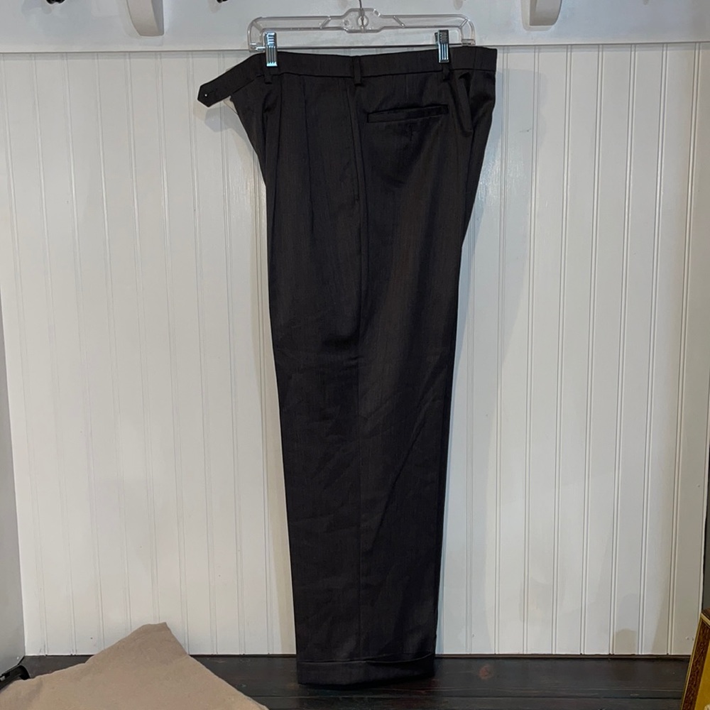 Vintage Chaps Comfort Stretch trousers dress pants sz 33‎ x 30 100% wool